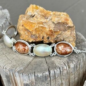 NEW! Mother Of Pearl & Murex Shell Bracelet